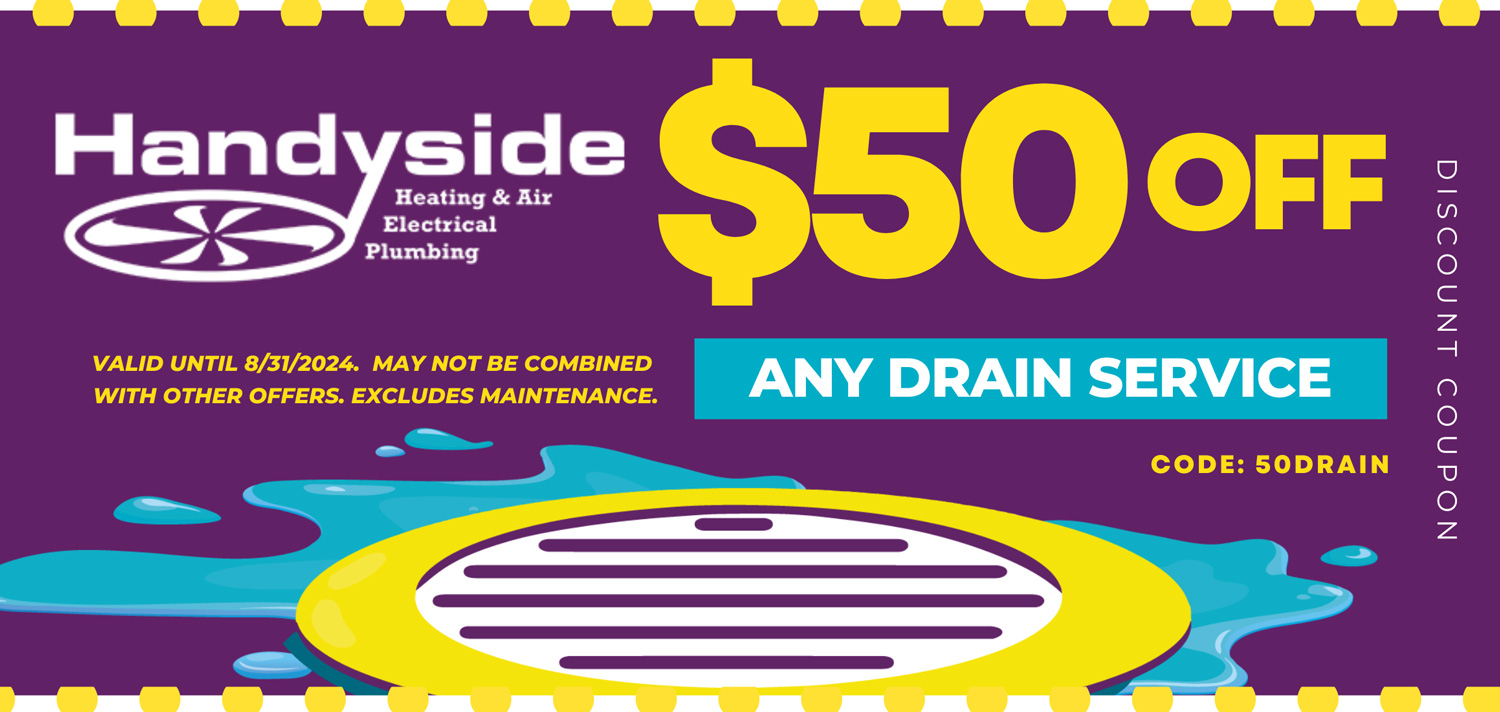 $50 off coupon for any drain service.