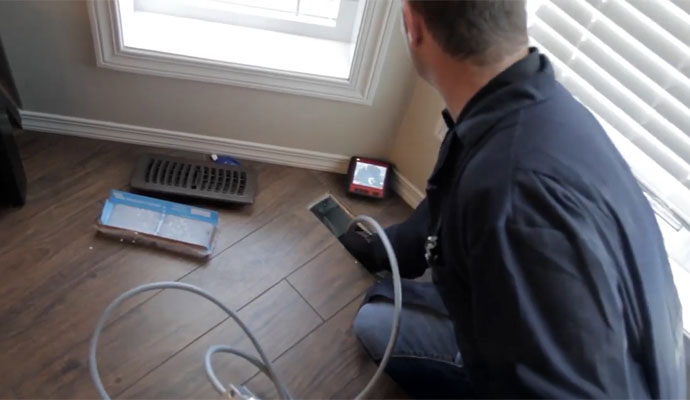 Professional duct inspection service