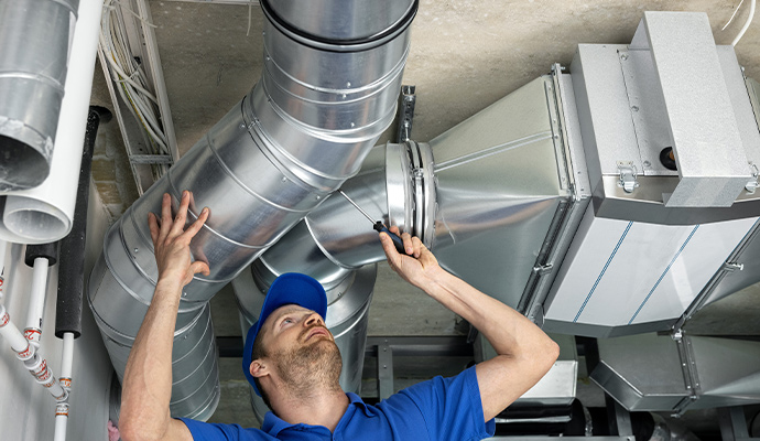 Duct work repairing service
