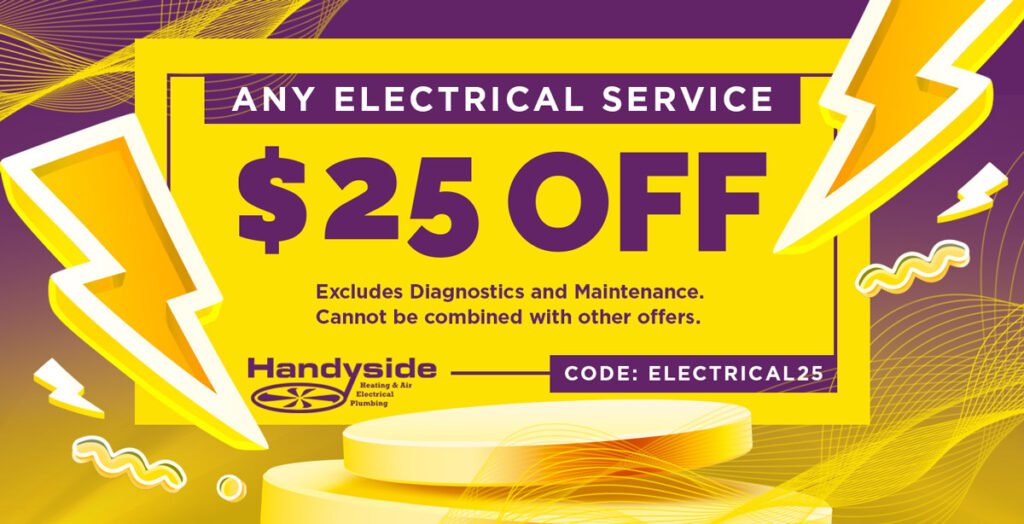 $25 off coupon for any electrical service.