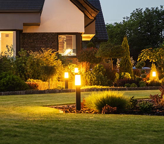 Residential outdoor lighting design.