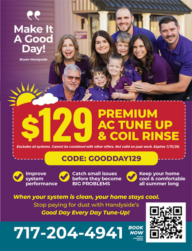 Handyside 129 Good day service postcard