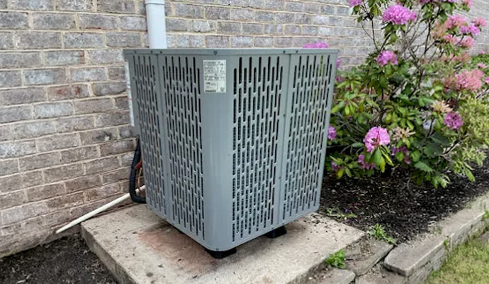 Outdoor central ac unit replacement.