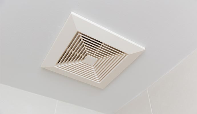 Residential ceiling ventilation