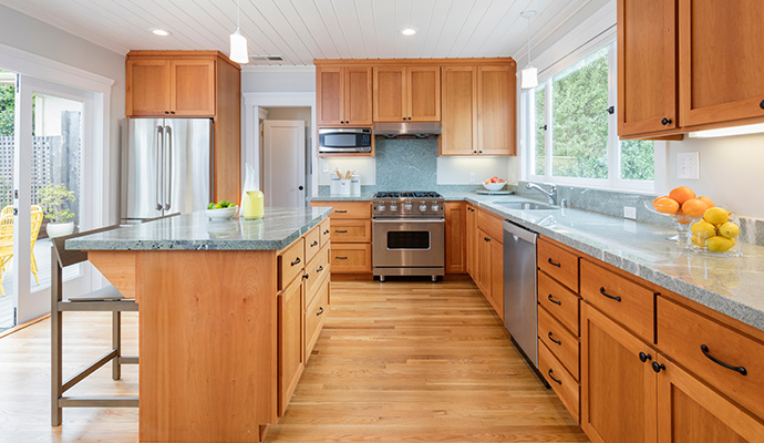 A beautiful clean kitchen