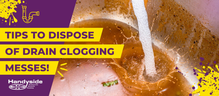 Effective tips to dispose of drain-clogging messes.