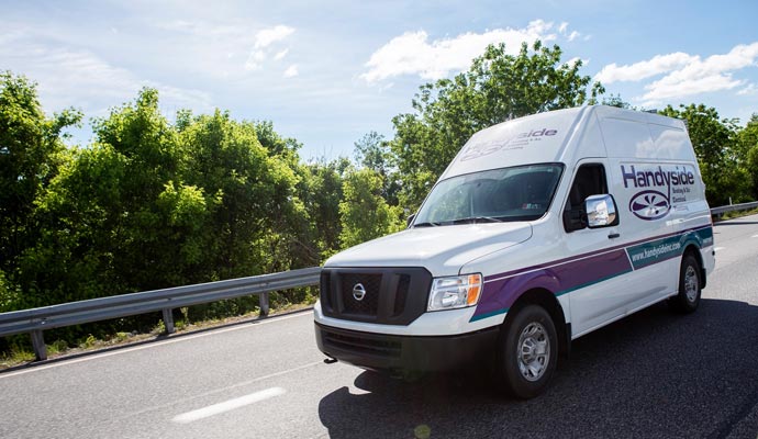 Handyside service vehicle
