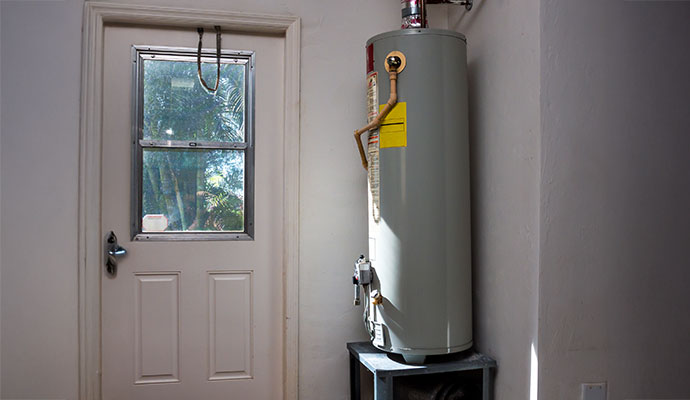 Installed water heater system