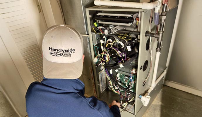 Professional heating system maintenance service