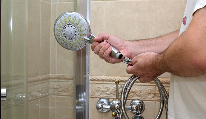 Shower head repair