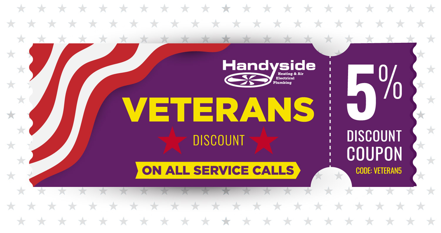 Handyside veterans discount coupon